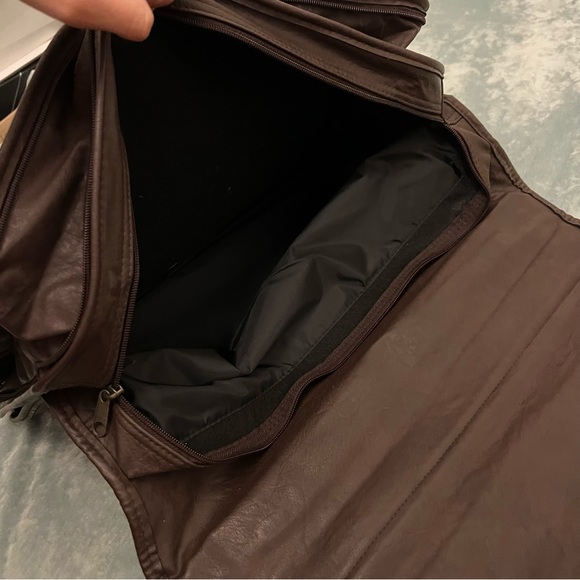 Monarch Luggage Company Leather Briefcase Computer Bag - Picture 4 of 7